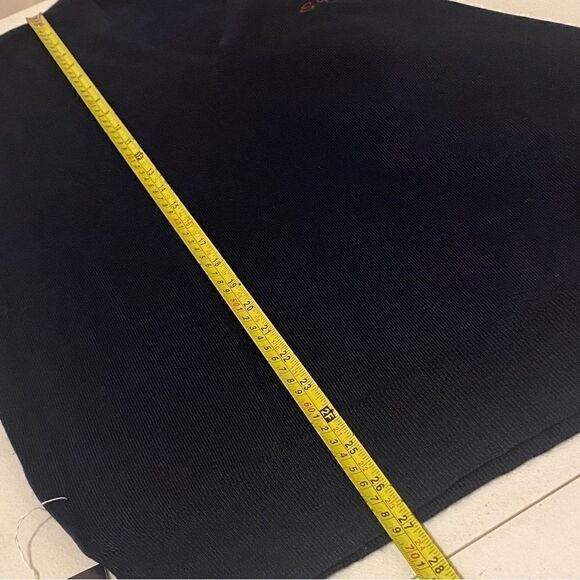 Men’s Pulligan Sweater Pullover Size Large V-Neck Knit Wool Blend Blue - Picture 10 of 10